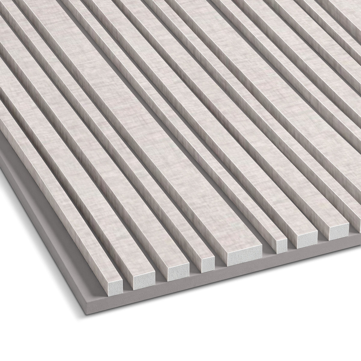 Textured Off-White PVC Acoustic Panel
