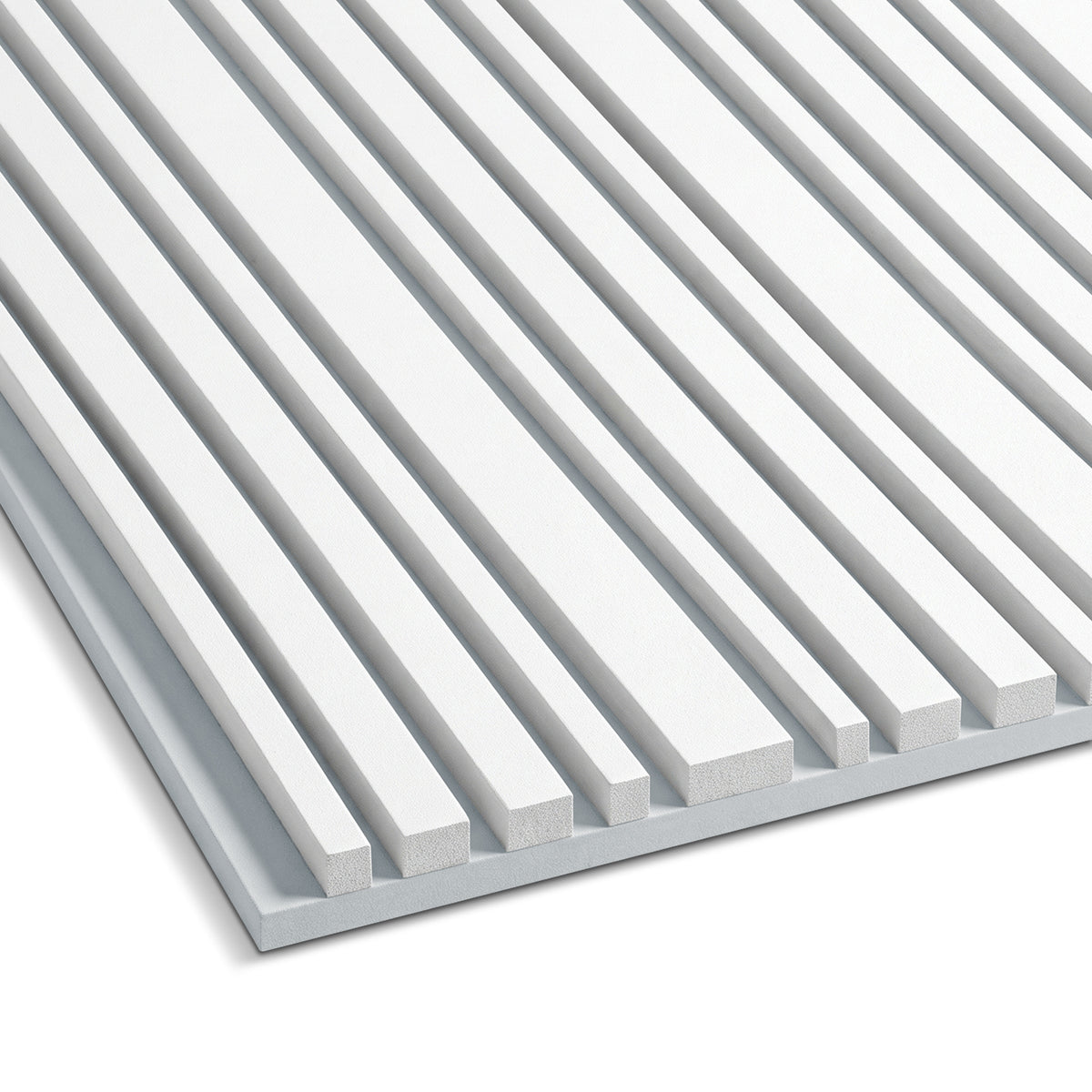 Solid White PVC Acoustic Panel