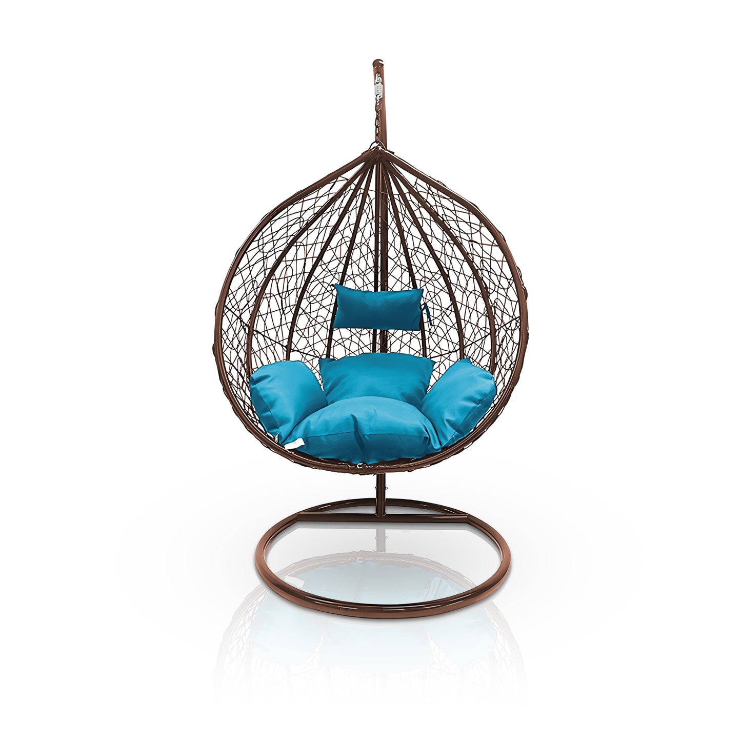 Chelo Outdoor Swing Chair - Brown