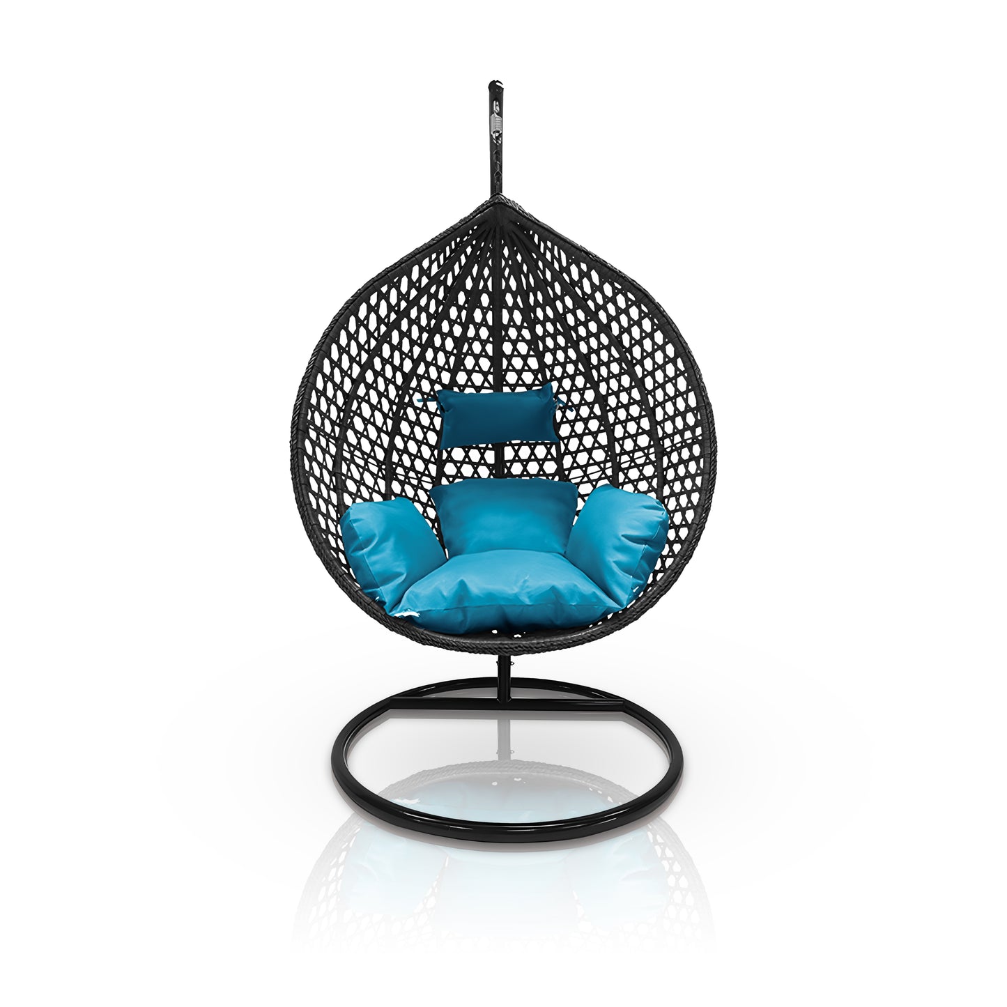 Moroccan Outdoor Swing Chair - Black