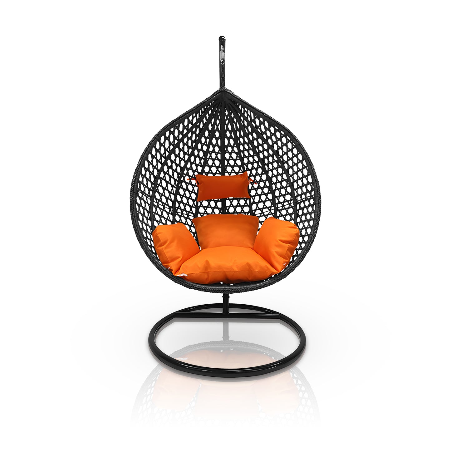 Moroccan Outdoor Swing Chair - Black