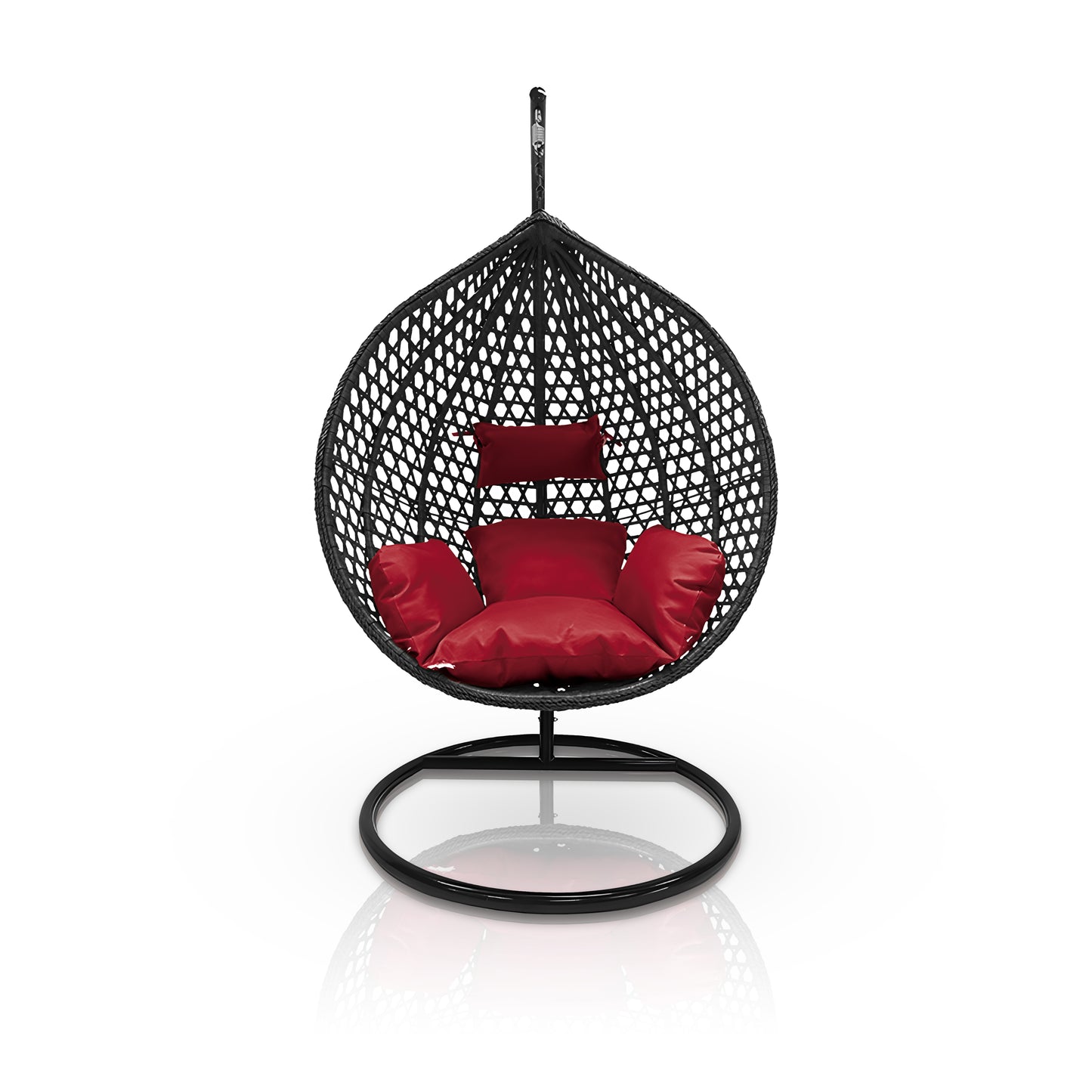 Moroccan Outdoor Swing Chair - Black