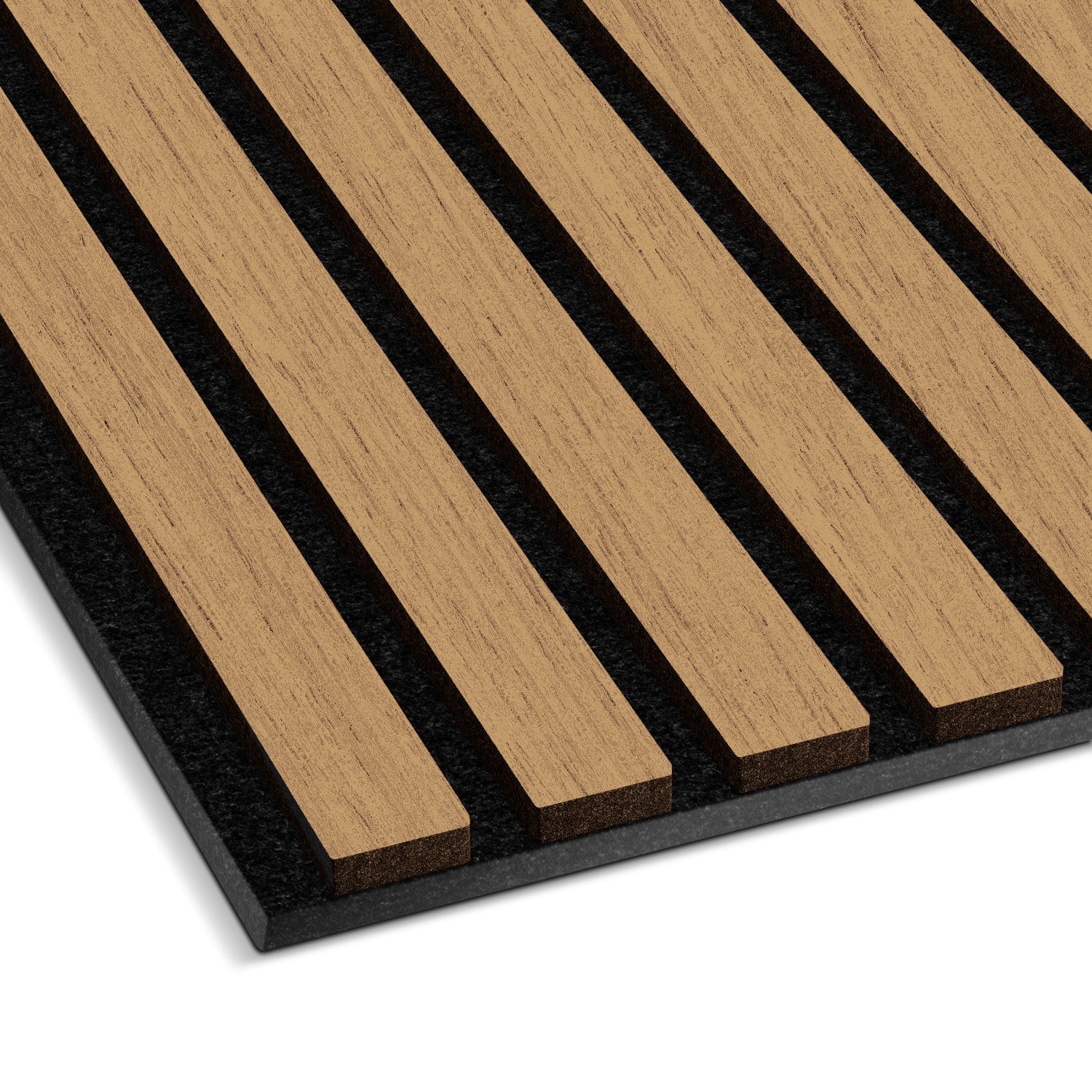 Natural Oak Wood Color Acoustic Slat Wall Panel – Landmark Decor