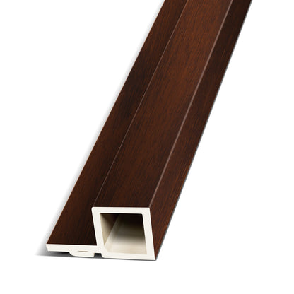 Chocolate Brown Interior WPC Panel Big End Piece