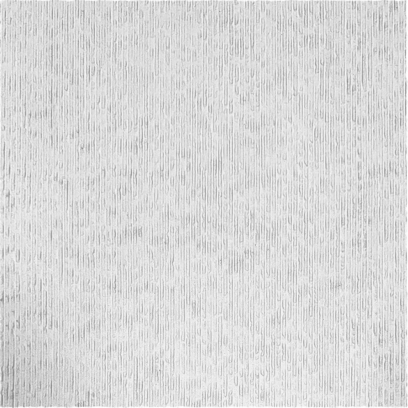 A close-up of Landmark Decor's Cut Stone Sheet - White shows its vertical, irregular lines and textured finish, offering a refined look that mimics natural stone with the flexibility of modern design.