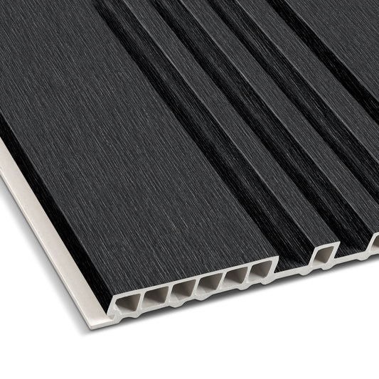 Black Silk Dual-Profile Wall Panel