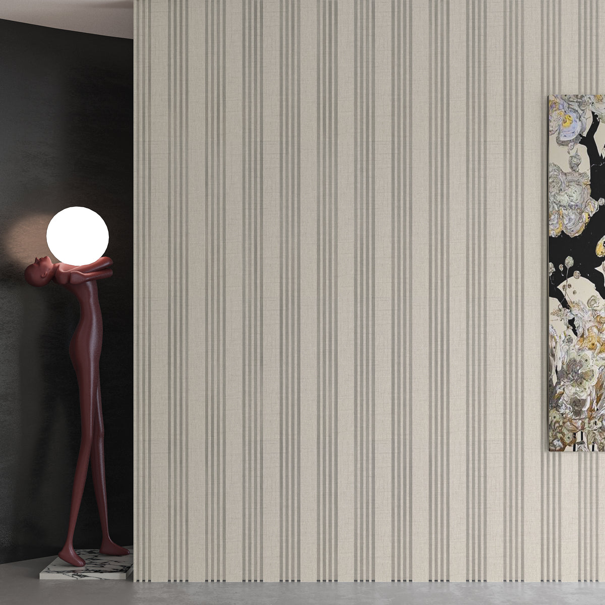 Coarse Cloth Pattern Dual-Profile Wall Panel