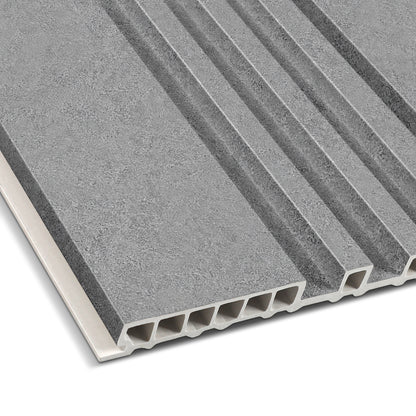 Baoga Dark Grey Dual-Profile Wall Panel