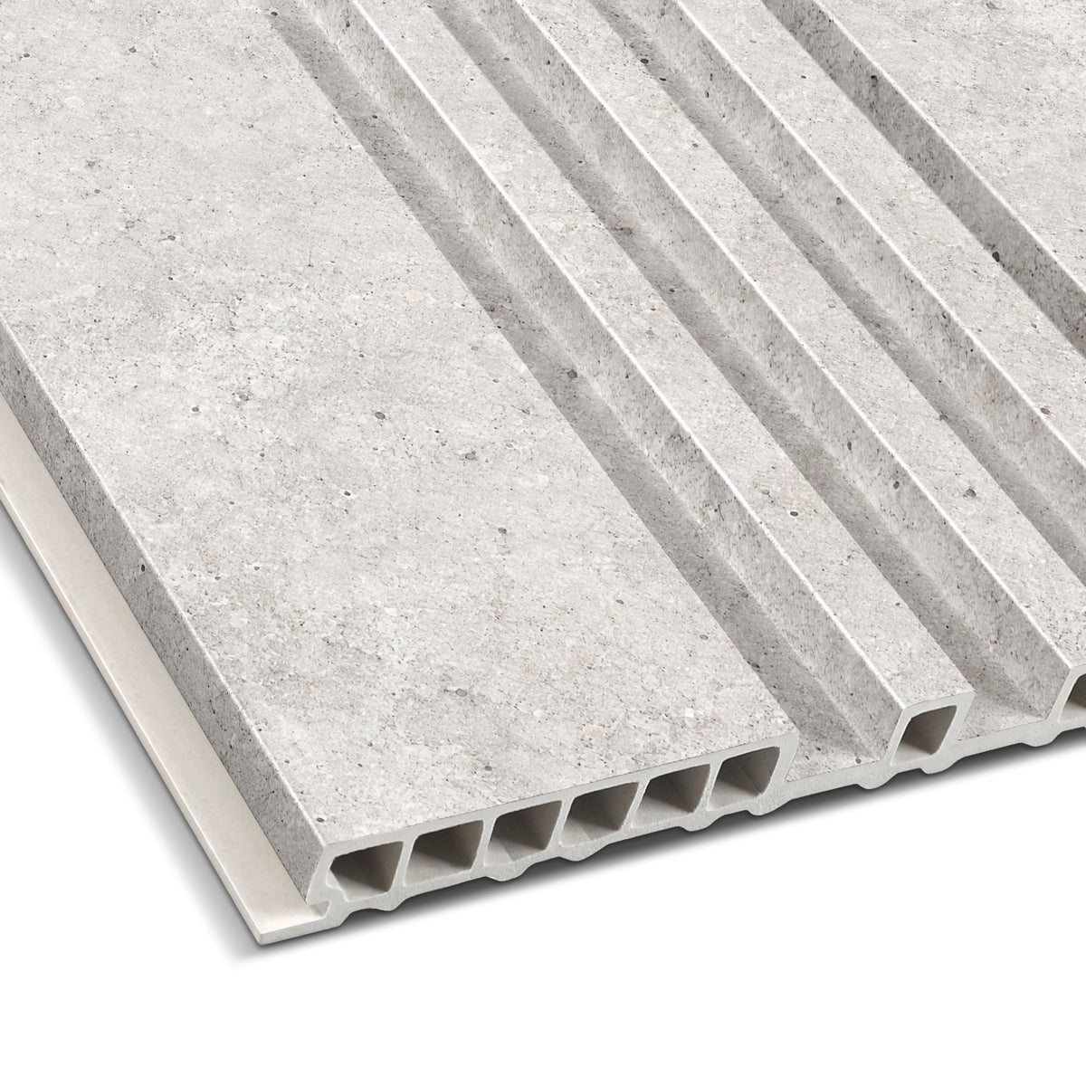 Sandstone Matte Grey Dual-Profile Wall Panel