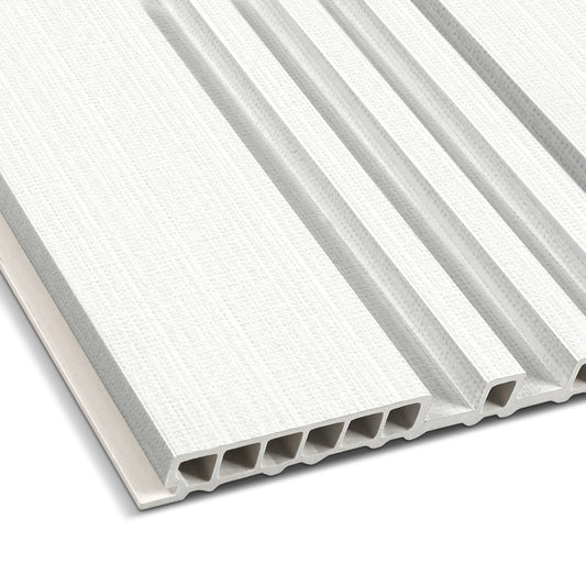 Pure White Memory Dual-Profile Wall Panel