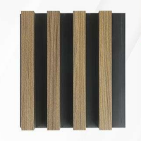 Oreo Striped WPC Fluted Slat Wall Panel