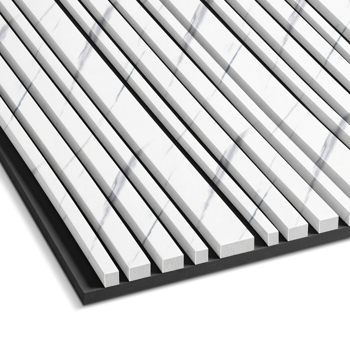 White Marble PVC Acoustic Panel