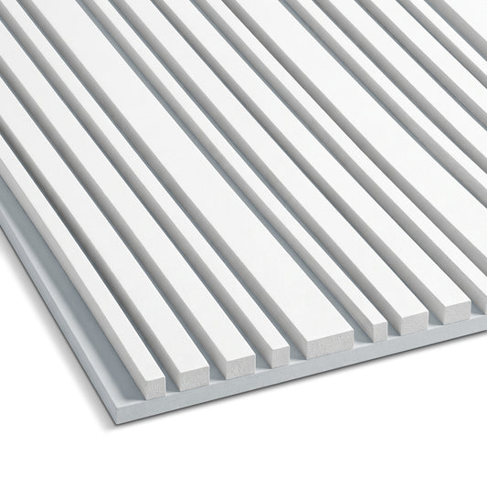 Solid White PVC Acoustic Panel