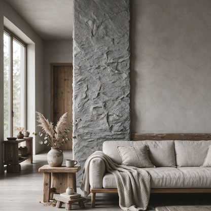 Clear Water Grey PU Stone Panel