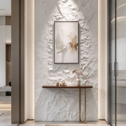 Hanyu White PU Stone Panel
