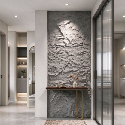 Clear Water Grey PU Stone Panel