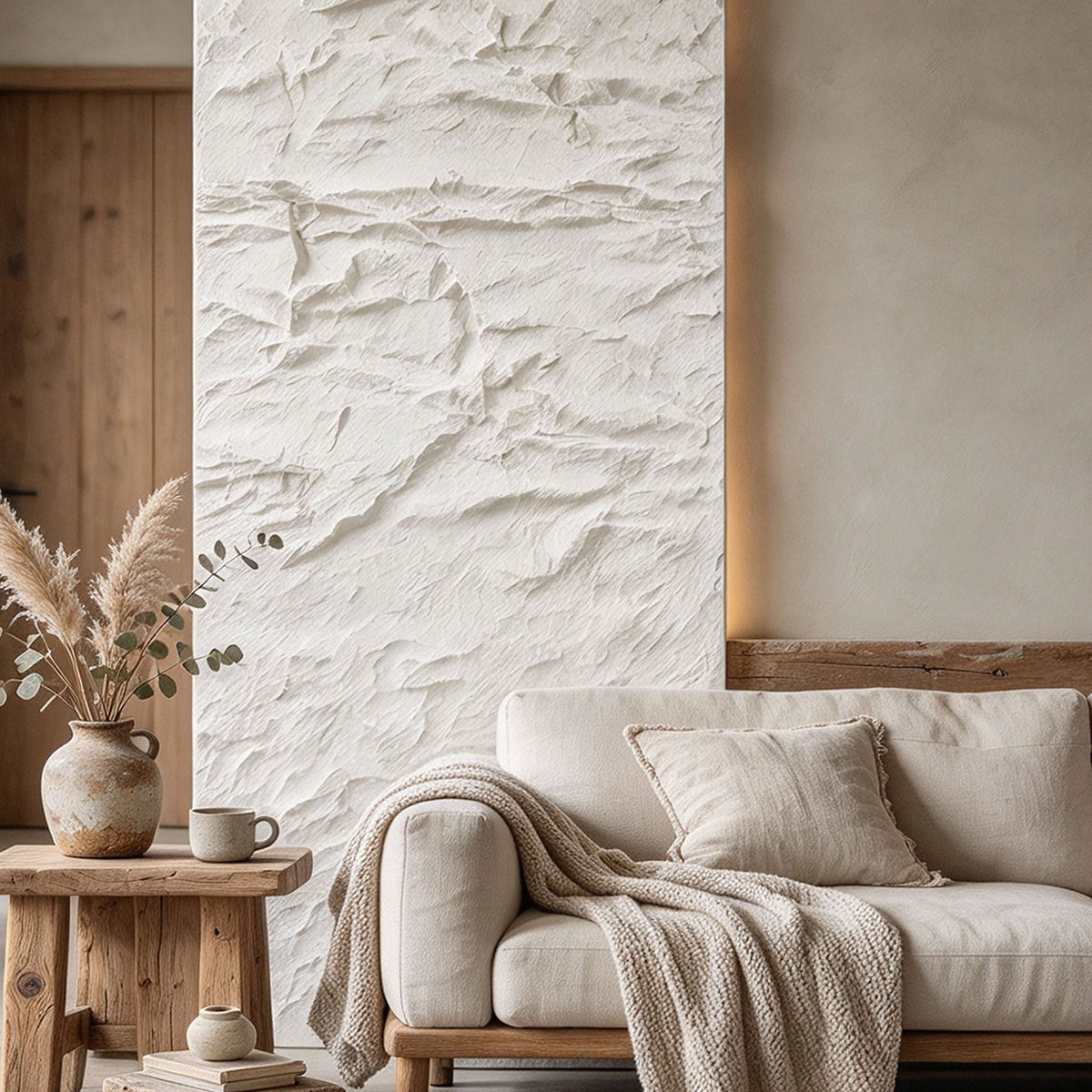 Hanyu White PU Stone Panel
