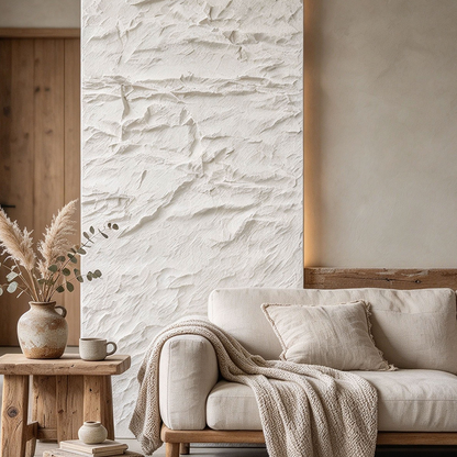 Hanyu White PU Stone Panel