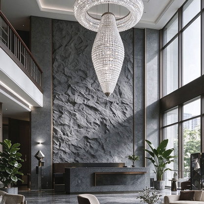 Clear Water Grey PU Stone Panel