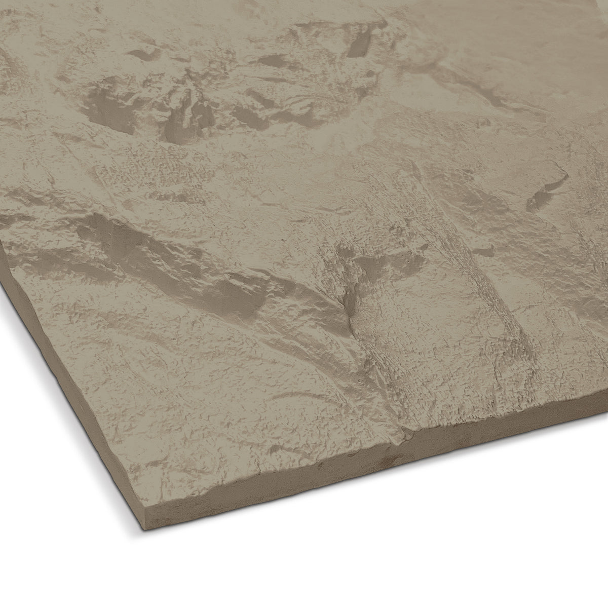 Light Golden Hemp PU Stone Panel