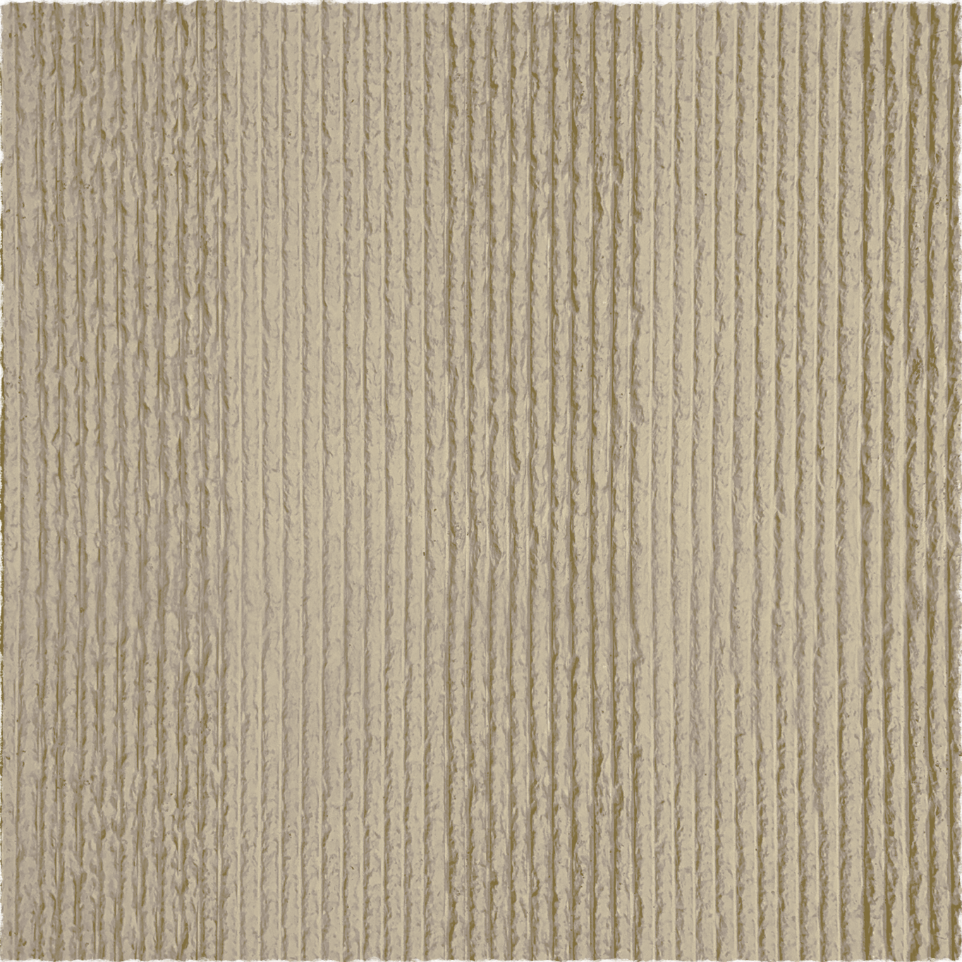 Close-up of the Oman Linear Stone Sheet - Beige by Landmark Decor, featuring a textured beige surface with vertical ridges and grooves for a natural stone finish.