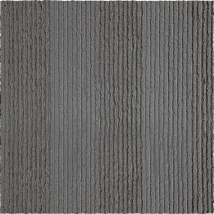 The Landmark Decor Oman Linear Stone Sheet - Grey features a gray surface with vertical ridges and a slightly rough texture, offering a tactile feel similar to flexible stone veneers.
