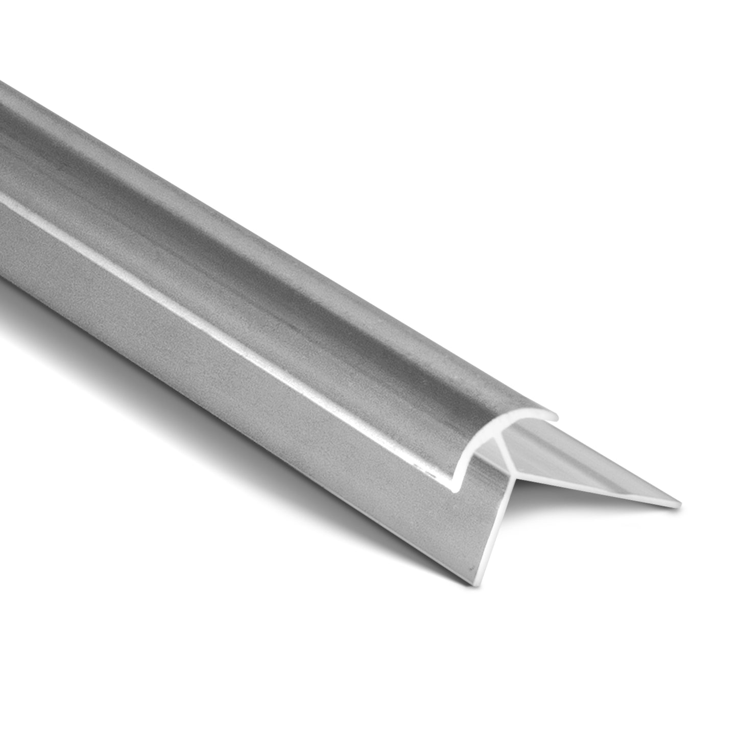 The Landmark Decor PVC Wall Outer Corner Strip, designed with a right angle profile for protecting panel edges during wall panel installations, is displayed on a white background.