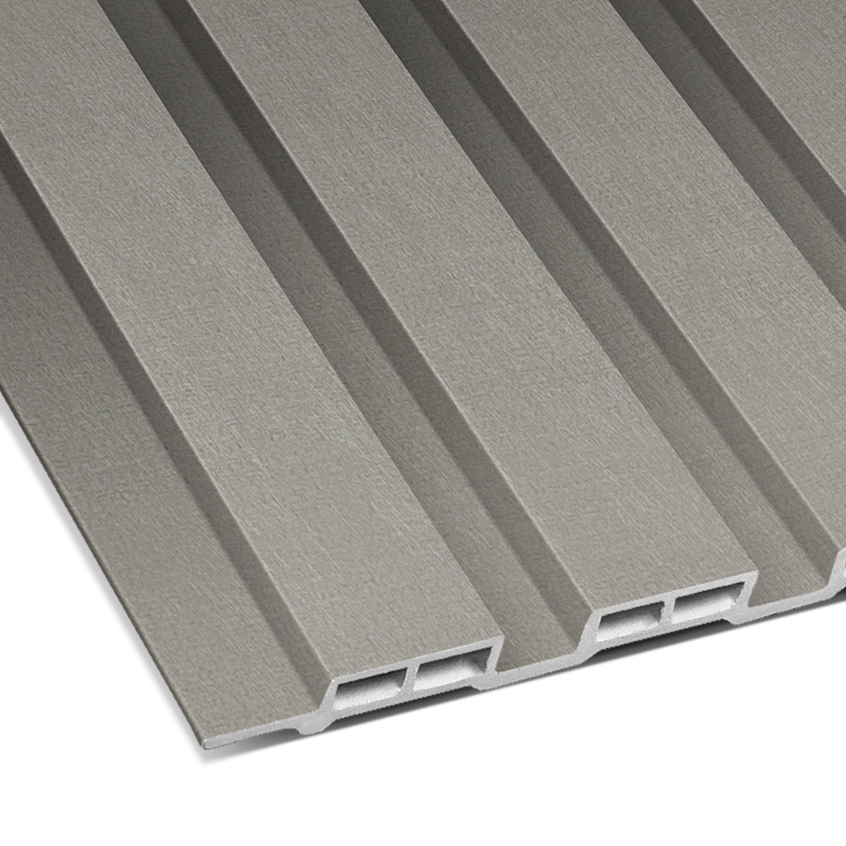 Slate Grey Solid Dual-Profile Wall Panel