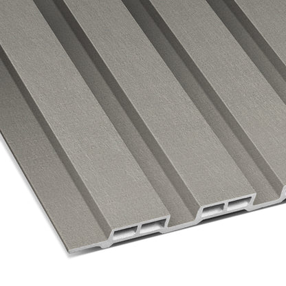 Slate Grey Solid Dual-Profile Wall Panel