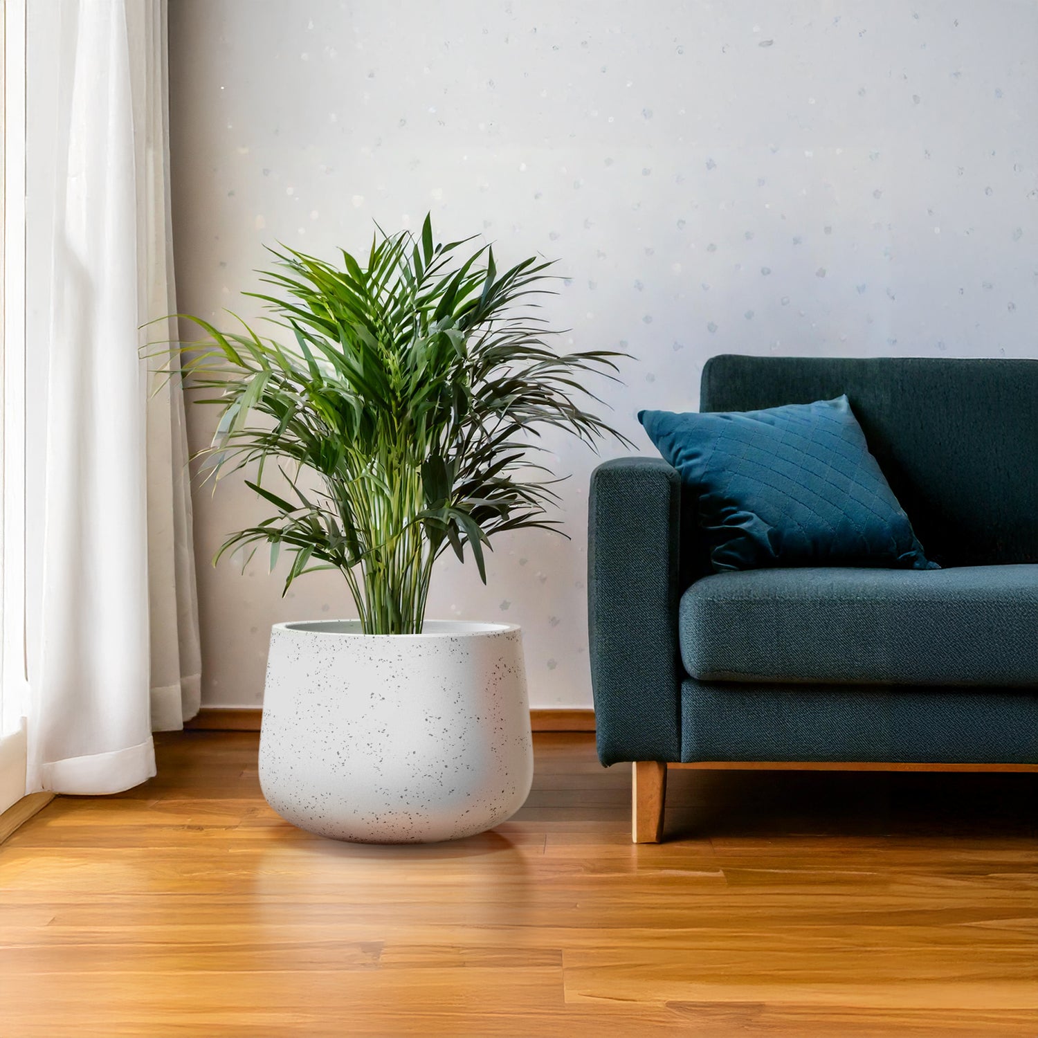 indoor large white planter Aura di Pietra Planter