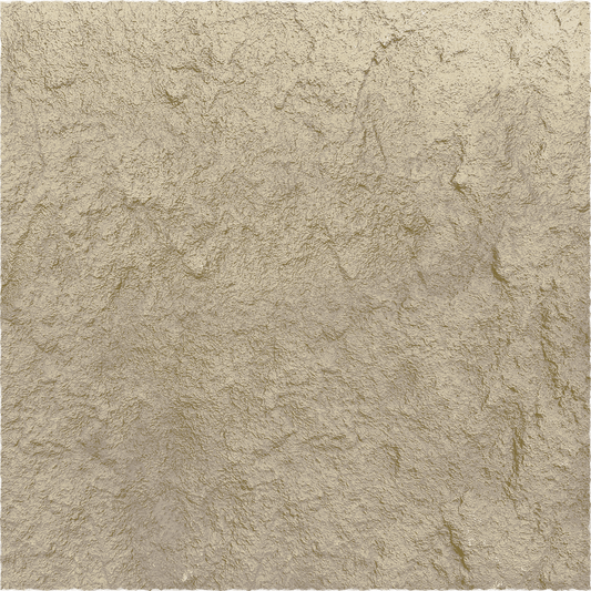 The Landmark Decor Star Moon Stone Sheet - Beige features a rough textured surface with uneven patterns and natural color variations, authentically replicating the look of real stone.