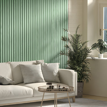 Modern Mocha WPC Fluted Slat Wall Panel