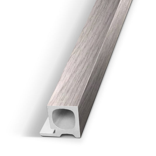 Light Driftwood Texture Interior WPC Panel End Piece