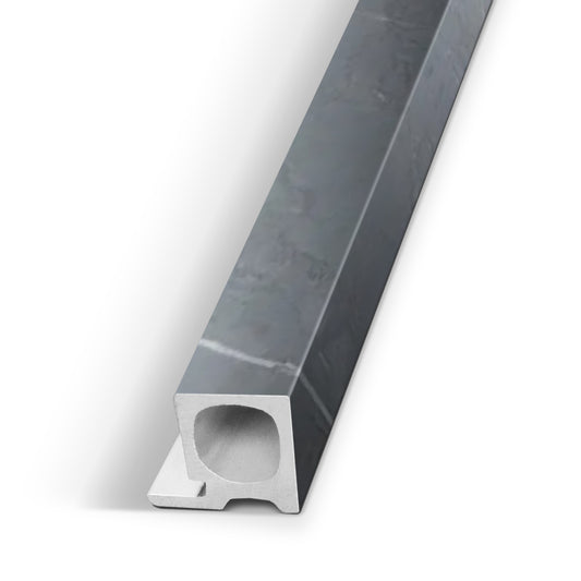 Black Marble Interior WPC Panel End Piece