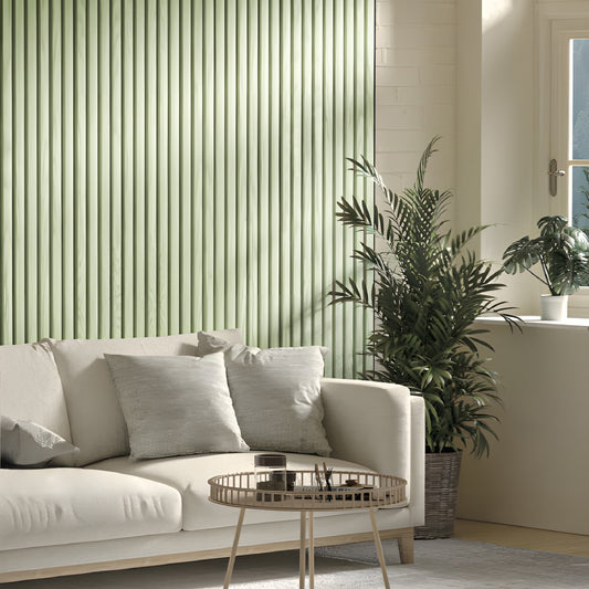 Navy Blue Frosted Effect Slat Wall Panel