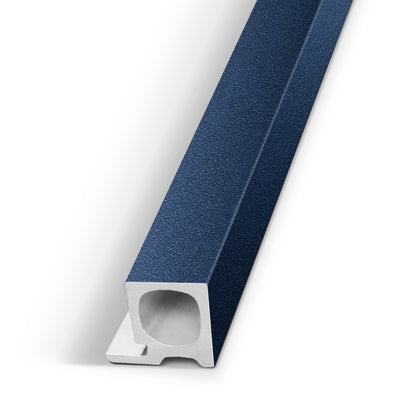 Navy Blue Frosted Effect Interior WPC Panel End Piece
