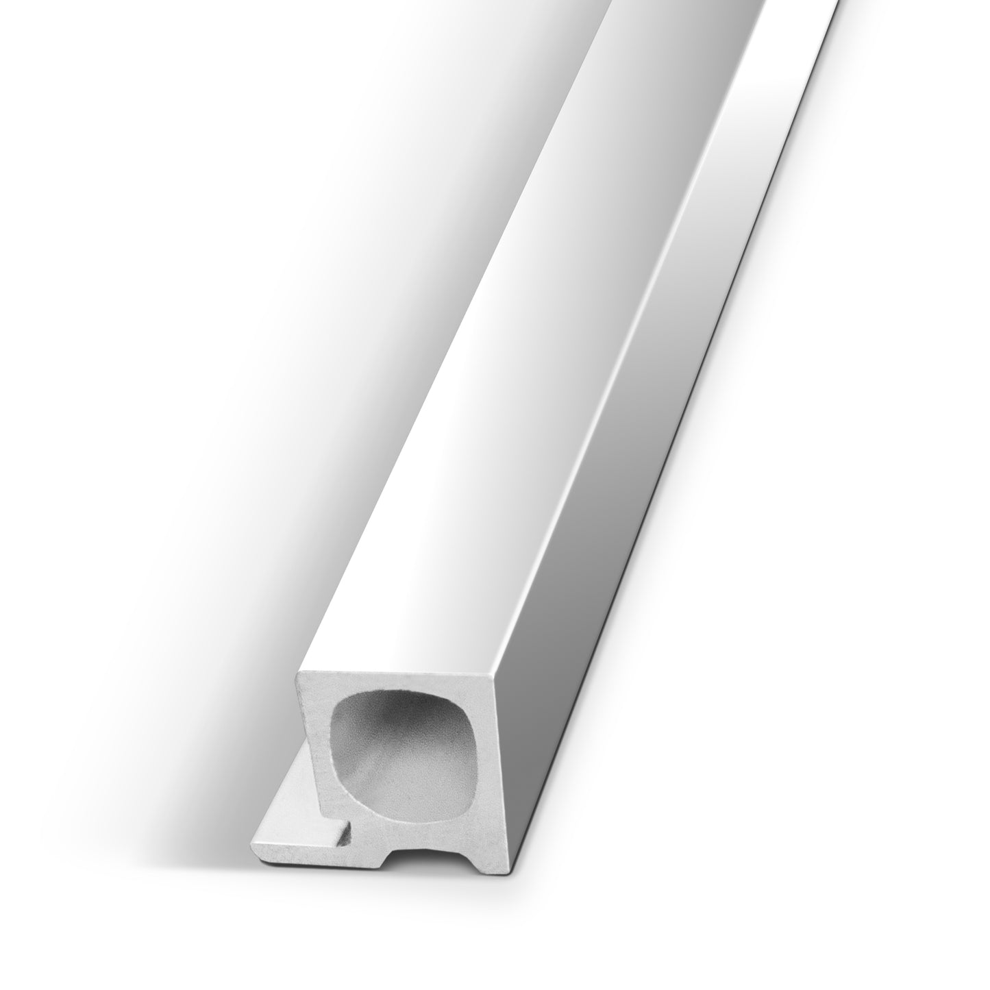 Paper White Interior WPC Panel End Piece