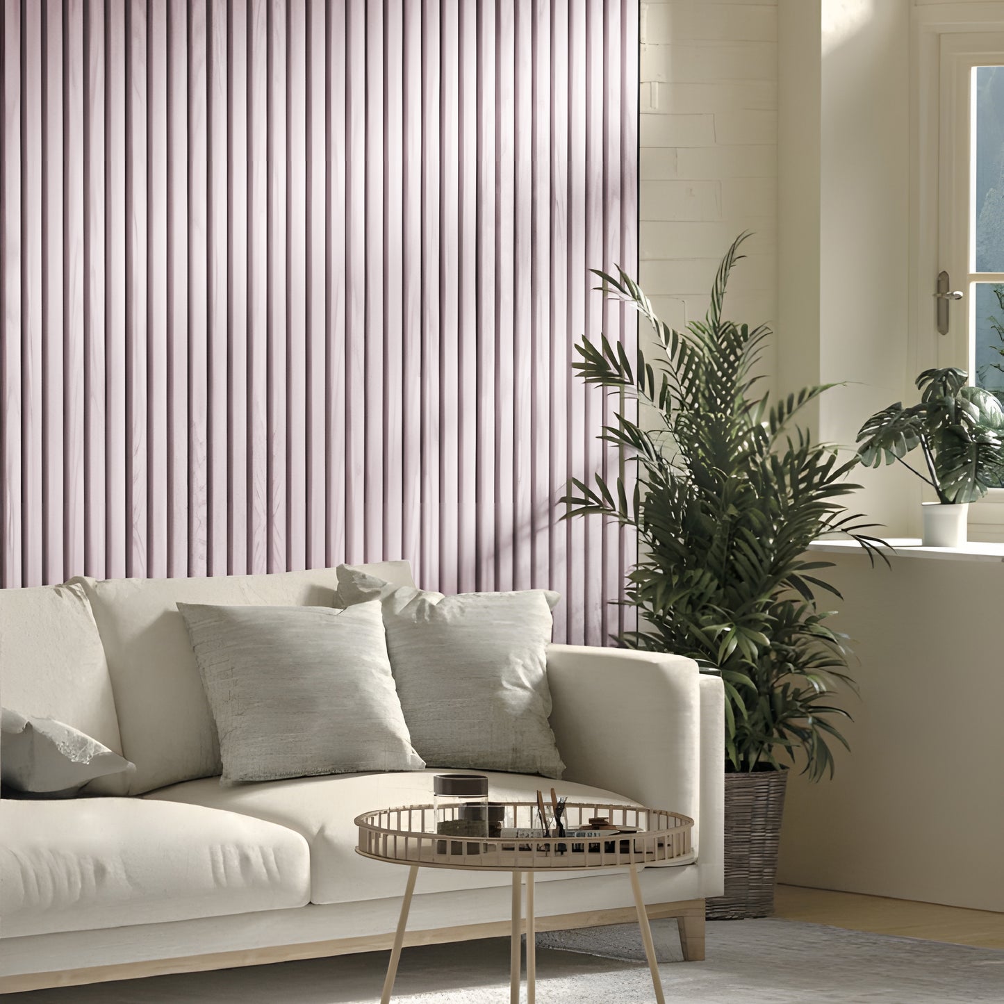 Modern Mocha WPC Fluted Slat Wall Panel