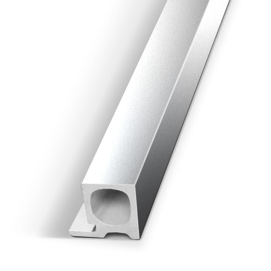 Bright Silver Interior WPC Panel End Piece
