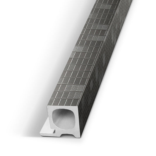 Obsidian Gridstone Interior WPC Panel End Piece