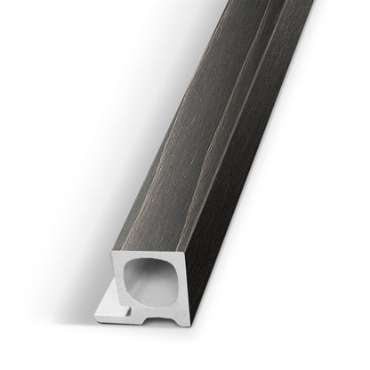 Smoked Walnut Interior WPC Panel End Piece