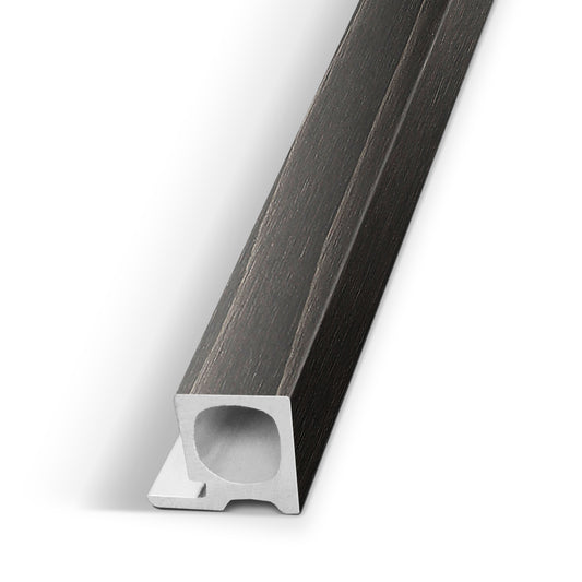 Smoked Walnut Interior WPC Panel End Piece