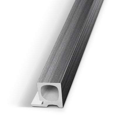 Graphite Strata Interior WPC Panel End Piece