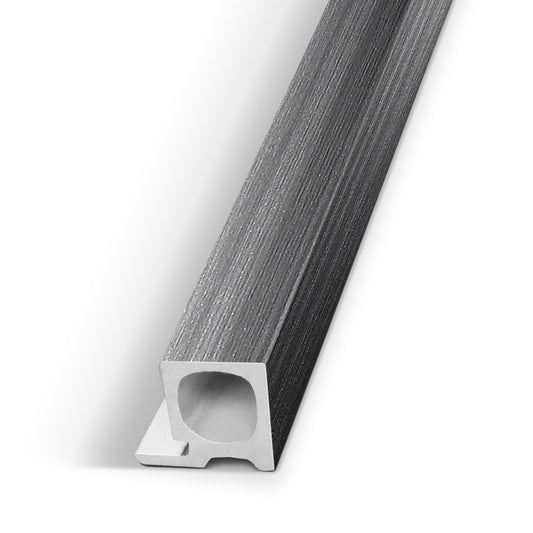 Graphite Strata Interior WPC Panel End Piece