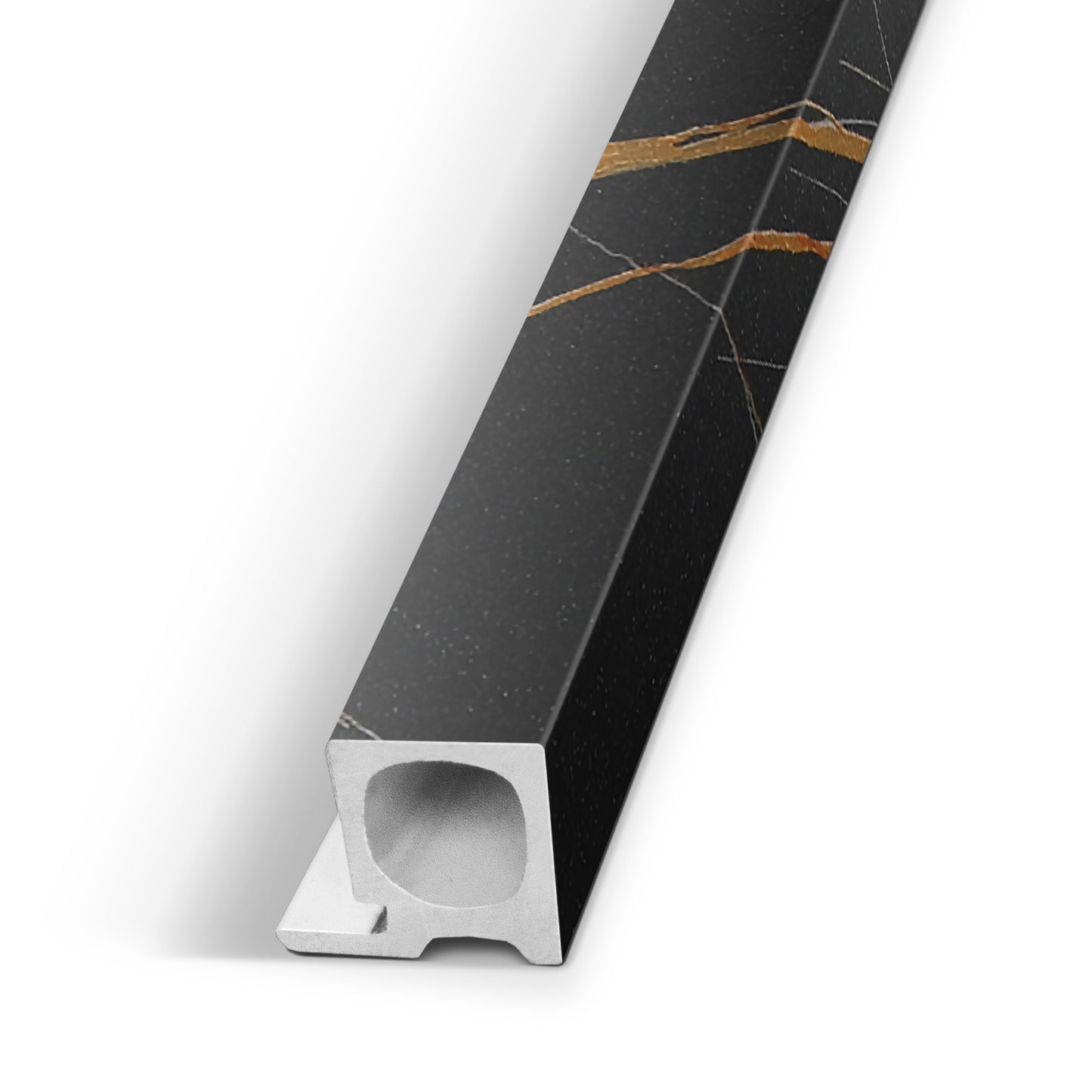 Molten Nero Vein Interior WPC Panel End Piece