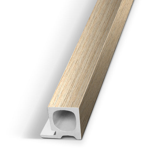 Bamboo Grain Interior WPC Panel End Piece