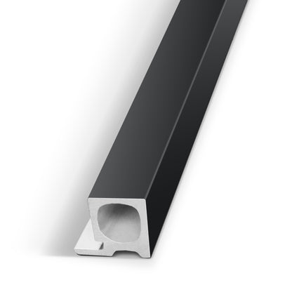 Dark Gray Interior WPC Panel End Piece